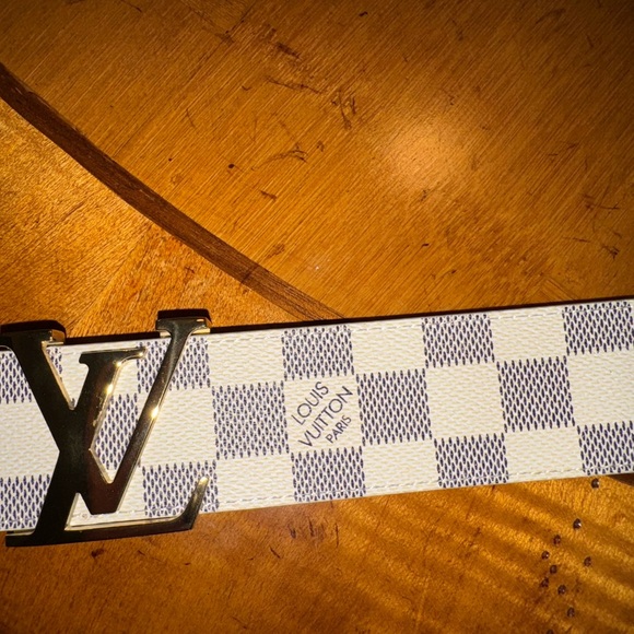 Louis Vuitton Damier Azur LV Initiales Belt - Picture 6 of 9